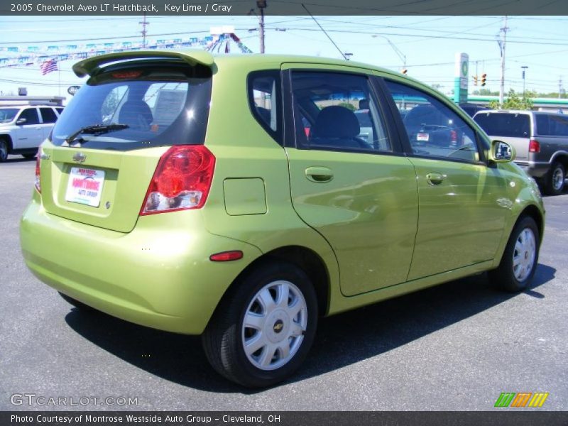 Key Lime / Gray 2005 Chevrolet Aveo LT Hatchback