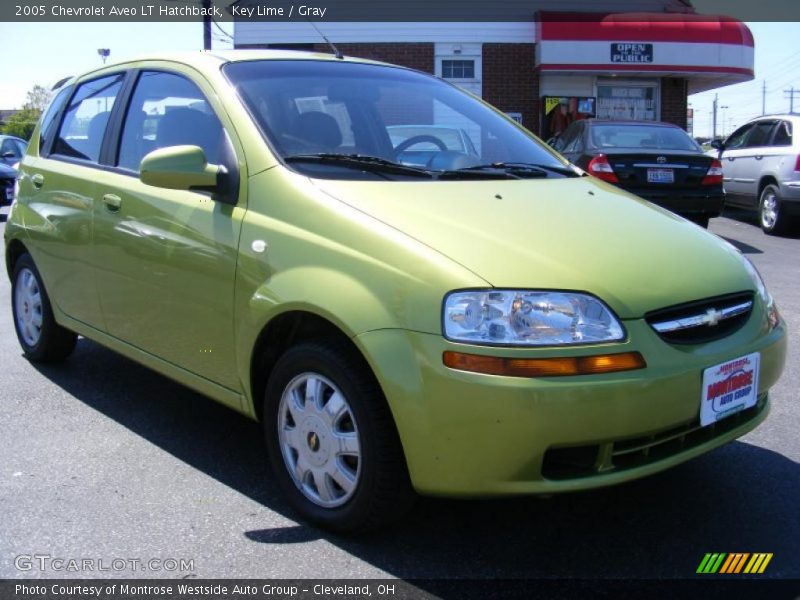 Key Lime / Gray 2005 Chevrolet Aveo LT Hatchback