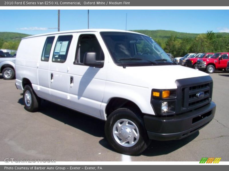 Oxford White / Medium Flint 2010 Ford E Series Van E250 XL Commericial