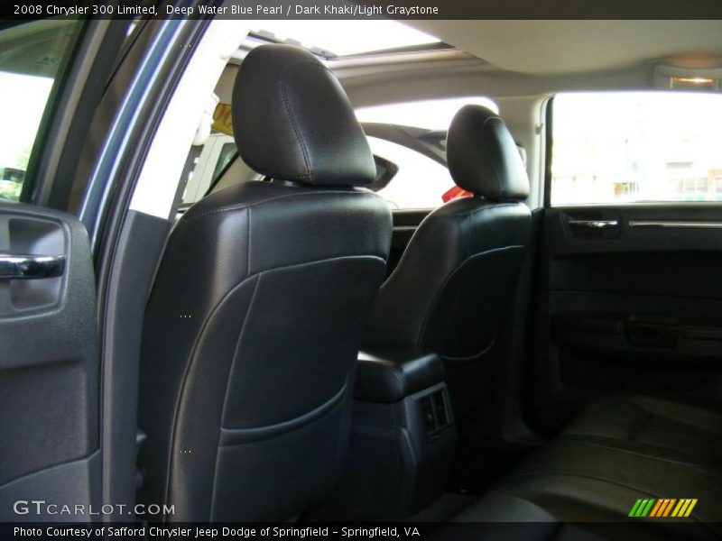 Deep Water Blue Pearl / Dark Khaki/Light Graystone 2008 Chrysler 300 Limited