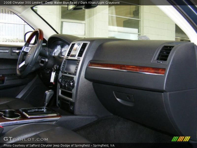 Deep Water Blue Pearl / Dark Khaki/Light Graystone 2008 Chrysler 300 Limited