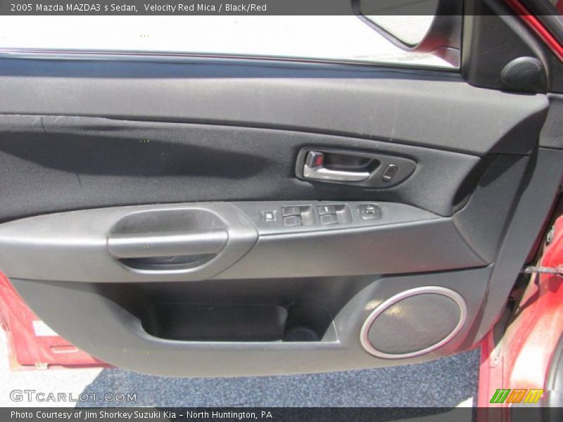 Velocity Red Mica / Black/Red 2005 Mazda MAZDA3 s Sedan