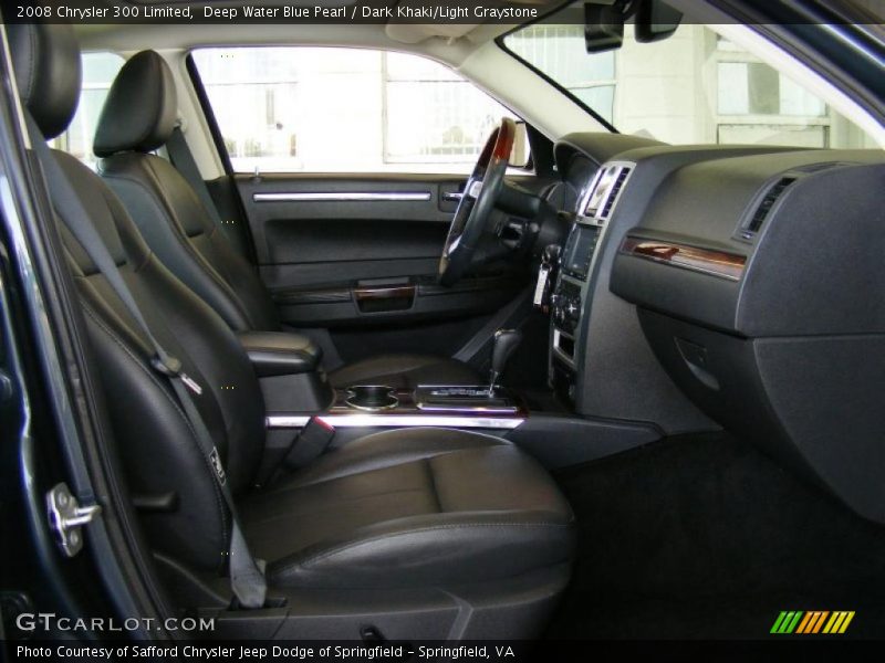 Deep Water Blue Pearl / Dark Khaki/Light Graystone 2008 Chrysler 300 Limited