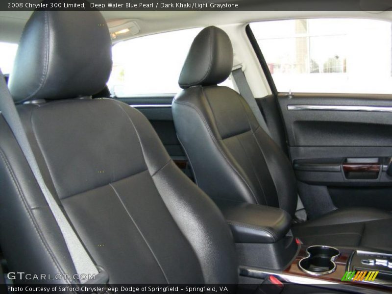 Deep Water Blue Pearl / Dark Khaki/Light Graystone 2008 Chrysler 300 Limited