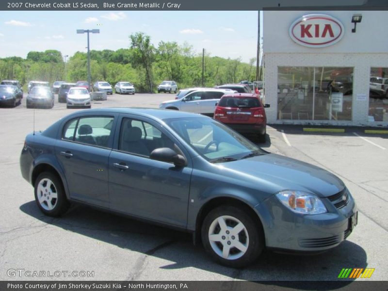 Blue Granite Metallic / Gray 2007 Chevrolet Cobalt LS Sedan