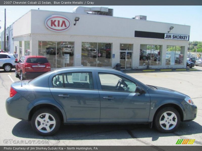 Blue Granite Metallic / Gray 2007 Chevrolet Cobalt LS Sedan