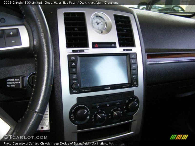 Deep Water Blue Pearl / Dark Khaki/Light Graystone 2008 Chrysler 300 Limited