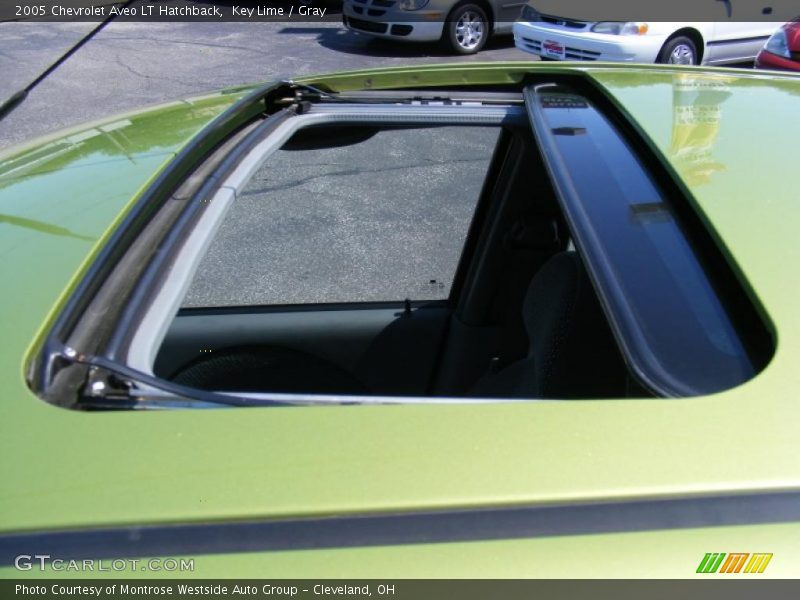 Key Lime / Gray 2005 Chevrolet Aveo LT Hatchback