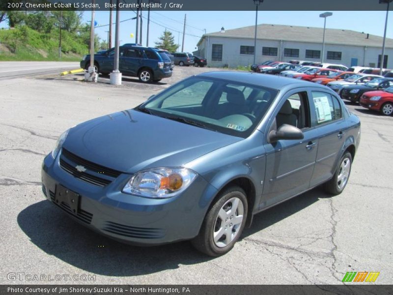 Blue Granite Metallic / Gray 2007 Chevrolet Cobalt LS Sedan