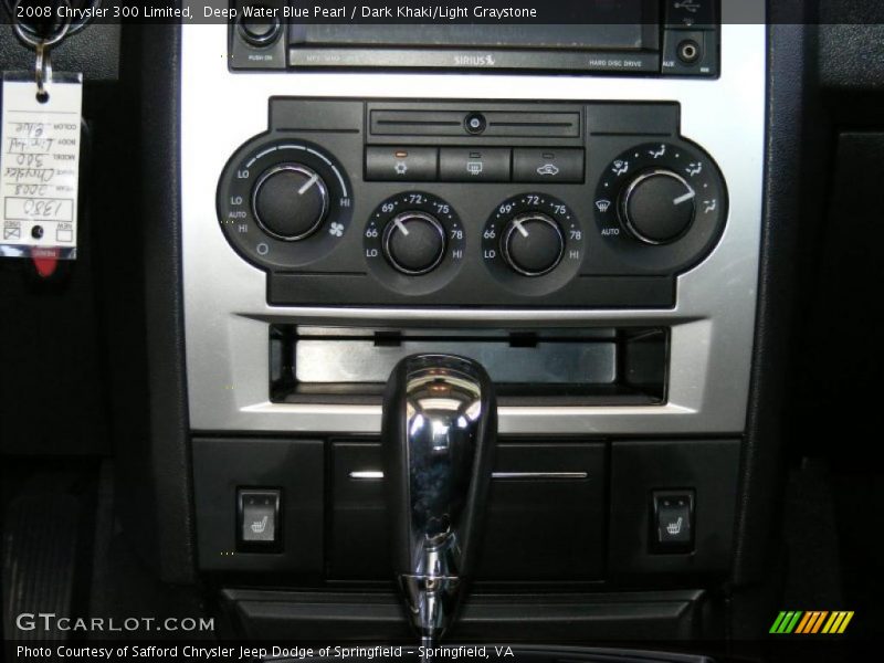 Deep Water Blue Pearl / Dark Khaki/Light Graystone 2008 Chrysler 300 Limited