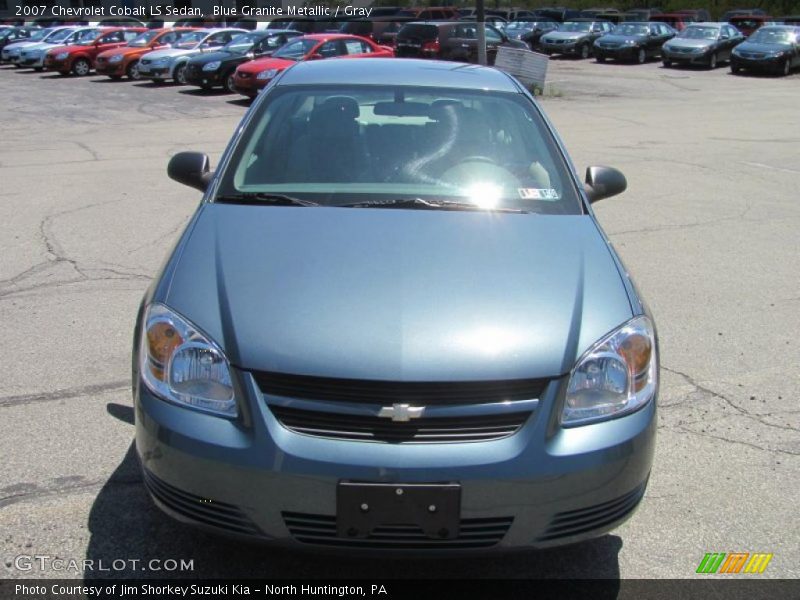 Blue Granite Metallic / Gray 2007 Chevrolet Cobalt LS Sedan