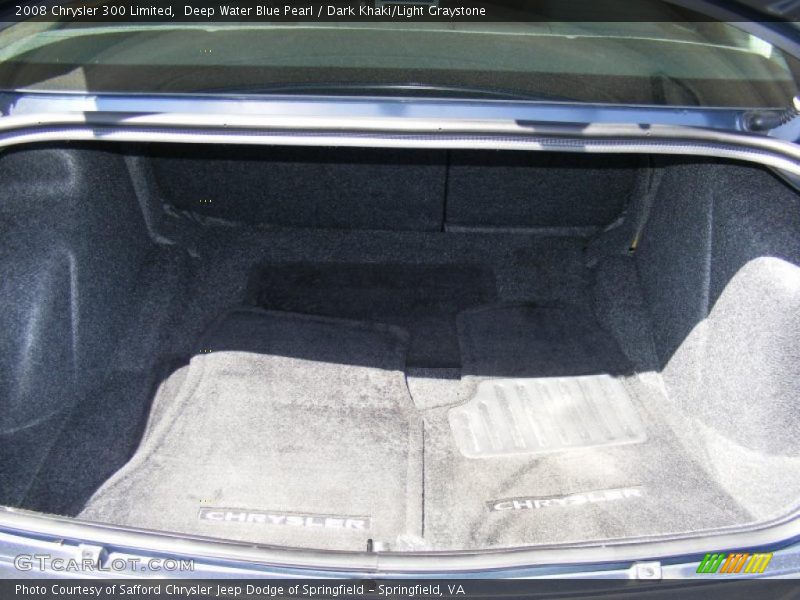 Deep Water Blue Pearl / Dark Khaki/Light Graystone 2008 Chrysler 300 Limited