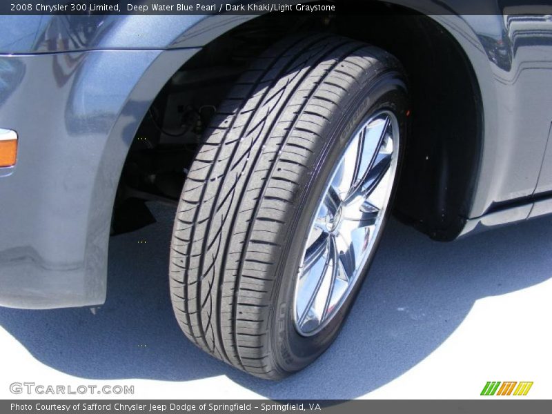 Deep Water Blue Pearl / Dark Khaki/Light Graystone 2008 Chrysler 300 Limited