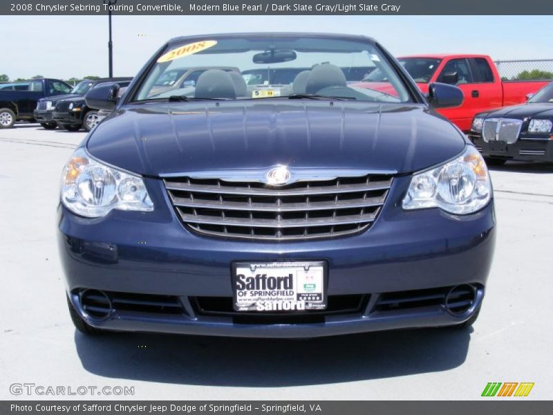 Modern Blue Pearl / Dark Slate Gray/Light Slate Gray 2008 Chrysler Sebring Touring Convertible