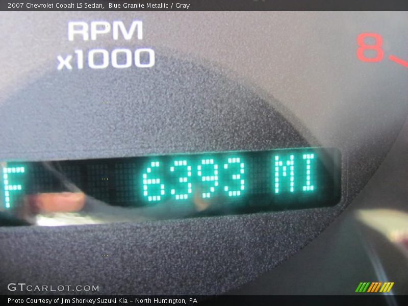 Blue Granite Metallic / Gray 2007 Chevrolet Cobalt LS Sedan