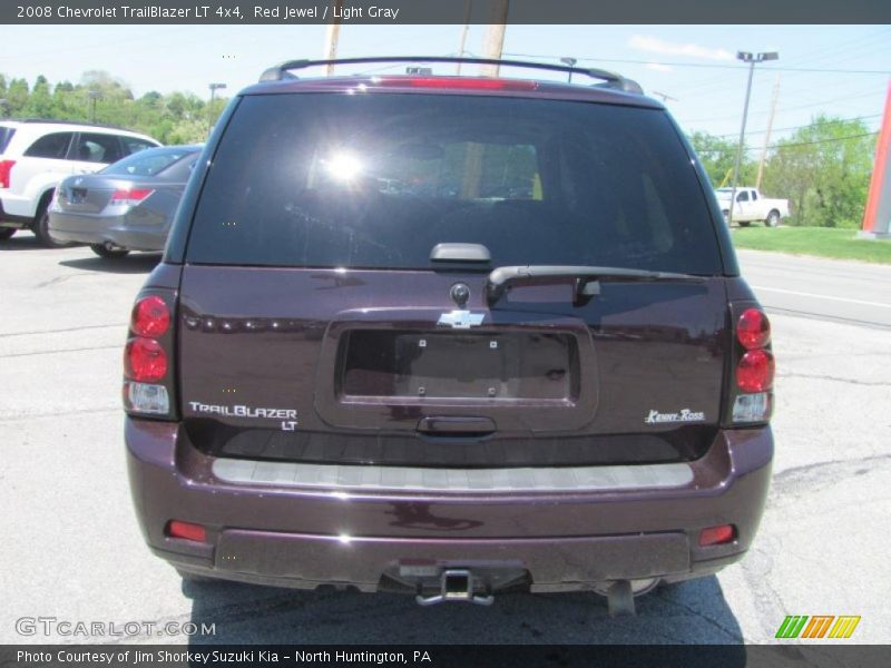 Red Jewel / Light Gray 2008 Chevrolet TrailBlazer LT 4x4