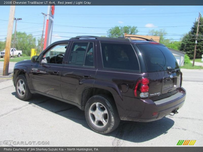 Red Jewel / Light Gray 2008 Chevrolet TrailBlazer LT 4x4
