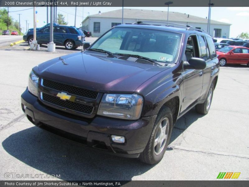 Red Jewel / Light Gray 2008 Chevrolet TrailBlazer LT 4x4