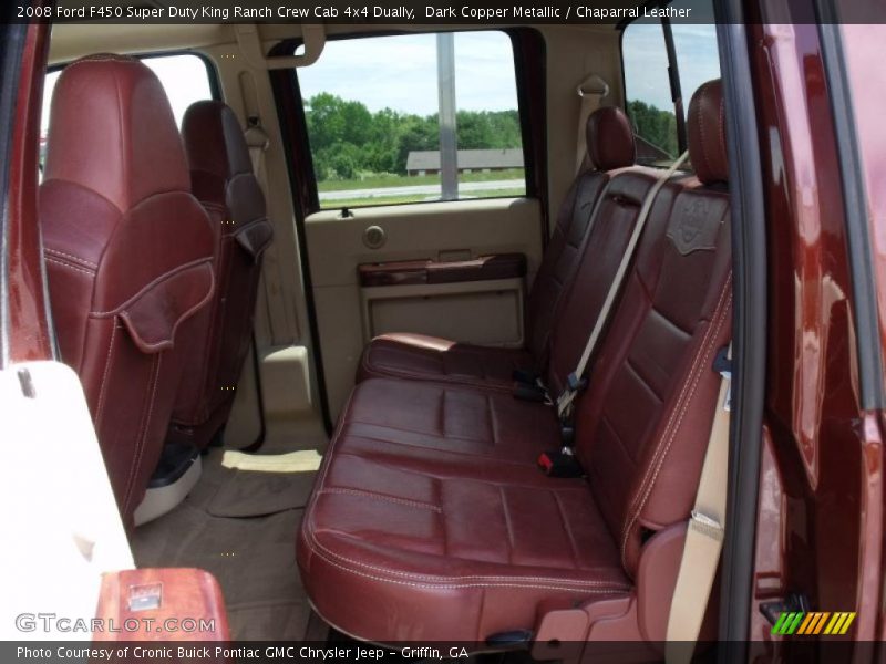 Dark Copper Metallic / Chaparral Leather 2008 Ford F450 Super Duty King Ranch Crew Cab 4x4 Dually