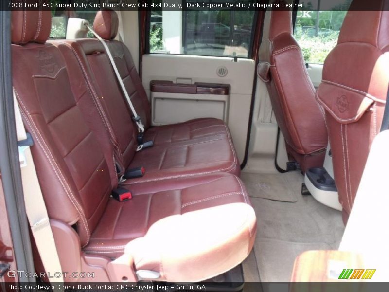 Dark Copper Metallic / Chaparral Leather 2008 Ford F450 Super Duty King Ranch Crew Cab 4x4 Dually