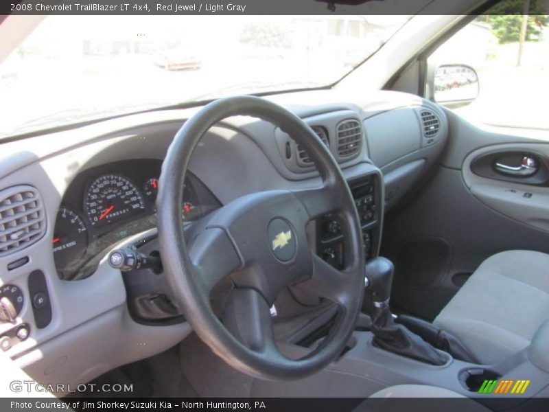 Red Jewel / Light Gray 2008 Chevrolet TrailBlazer LT 4x4