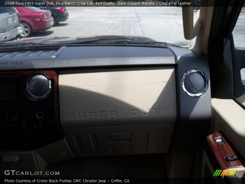 Dark Copper Metallic / Chaparral Leather 2008 Ford F450 Super Duty King Ranch Crew Cab 4x4 Dually