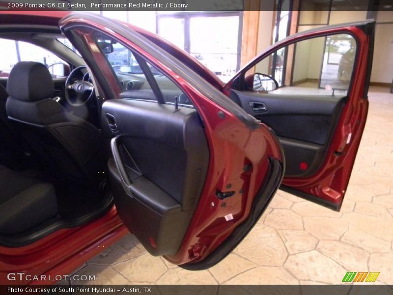 Performance Red Metallic / Ebony 2009 Pontiac G6 GT Sedan