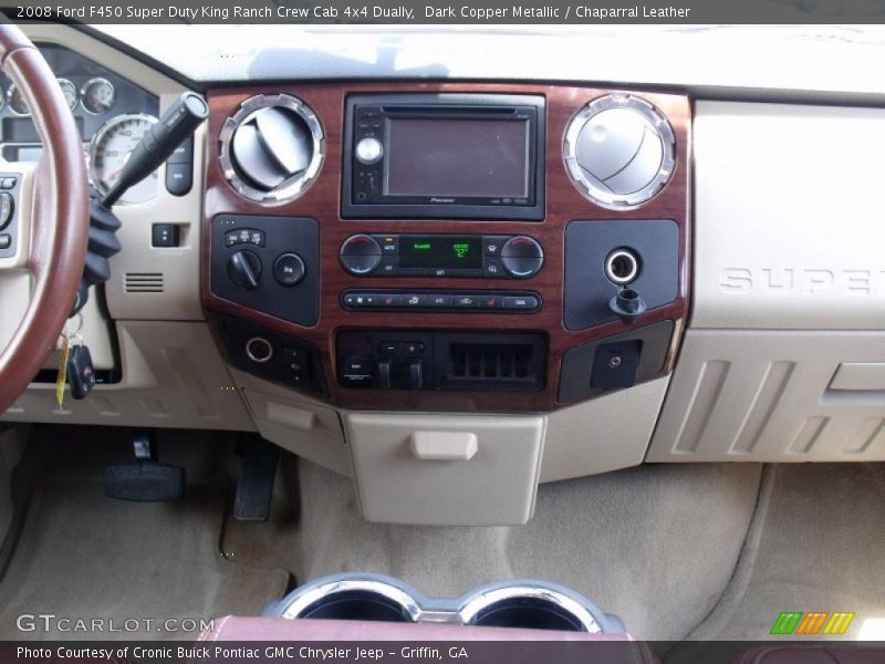 Dark Copper Metallic / Chaparral Leather 2008 Ford F450 Super Duty King Ranch Crew Cab 4x4 Dually