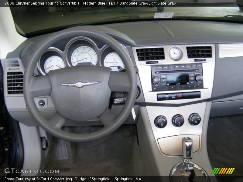 Modern Blue Pearl / Dark Slate Gray/Light Slate Gray 2008 Chrysler Sebring Touring Convertible