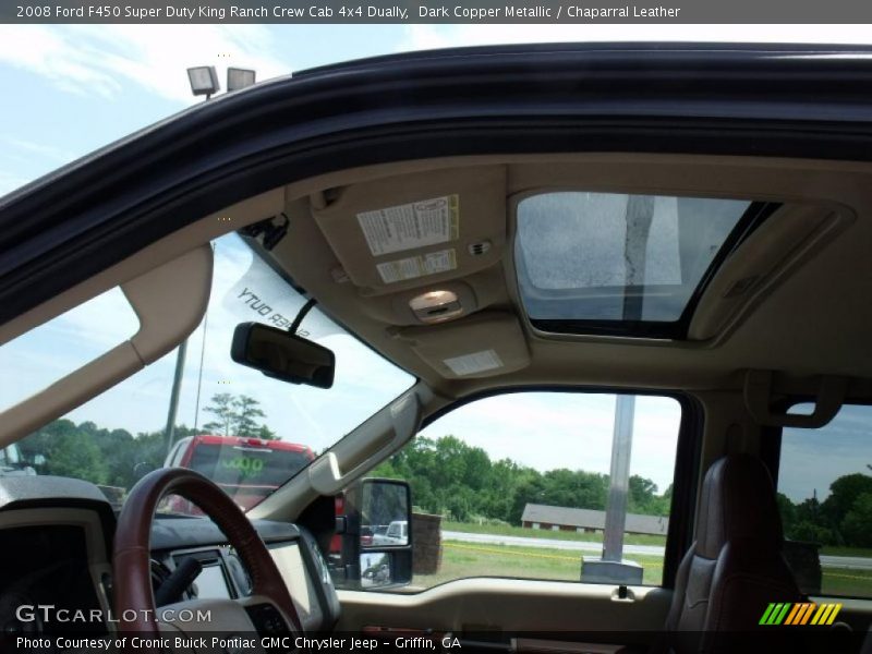 Dark Copper Metallic / Chaparral Leather 2008 Ford F450 Super Duty King Ranch Crew Cab 4x4 Dually