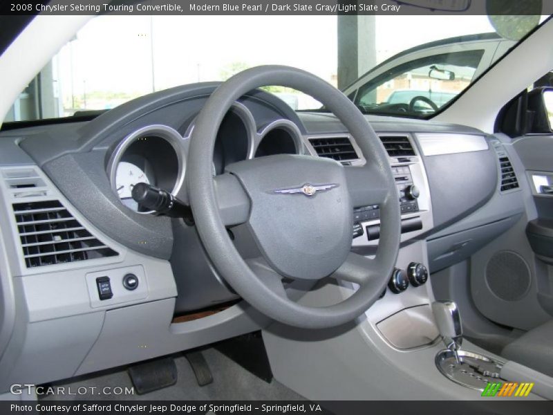 Modern Blue Pearl / Dark Slate Gray/Light Slate Gray 2008 Chrysler Sebring Touring Convertible