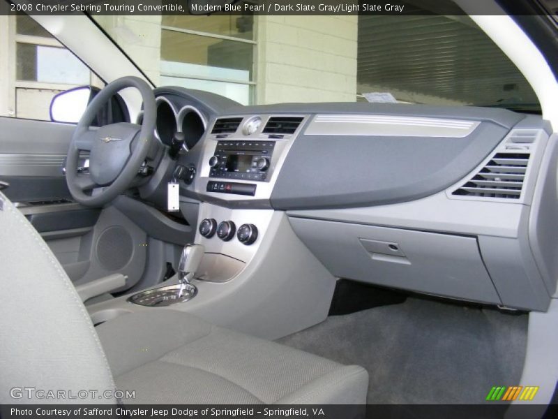 Modern Blue Pearl / Dark Slate Gray/Light Slate Gray 2008 Chrysler Sebring Touring Convertible