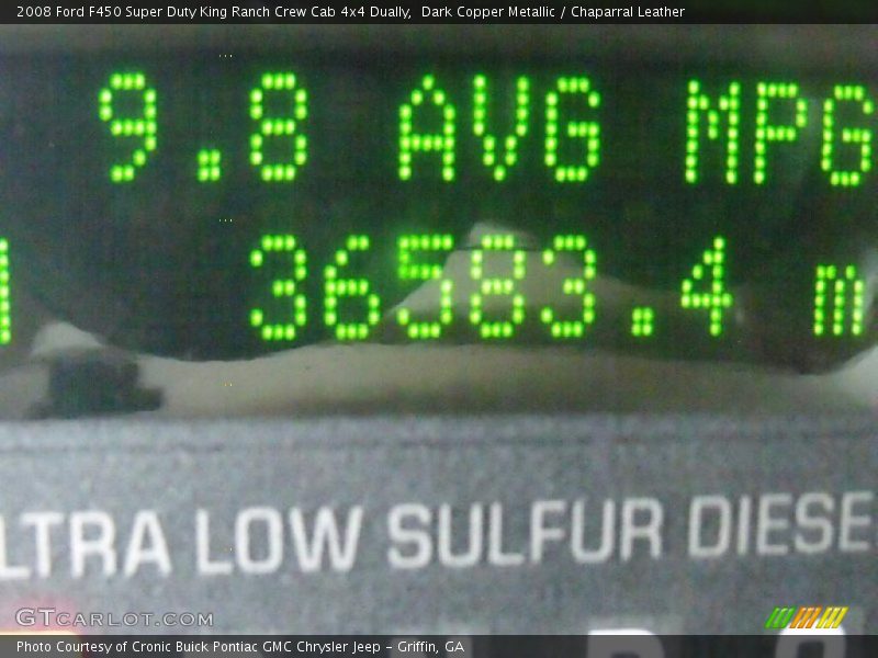 Dark Copper Metallic / Chaparral Leather 2008 Ford F450 Super Duty King Ranch Crew Cab 4x4 Dually