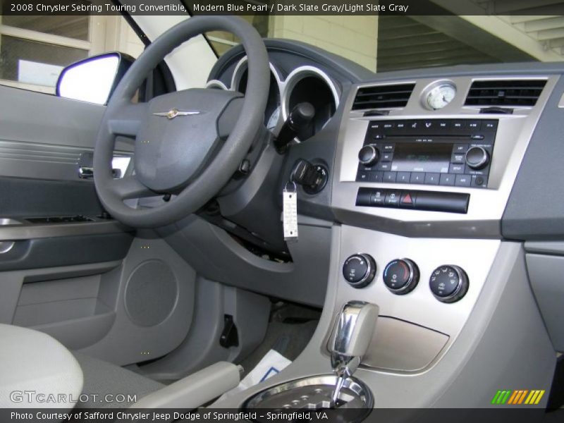 Modern Blue Pearl / Dark Slate Gray/Light Slate Gray 2008 Chrysler Sebring Touring Convertible