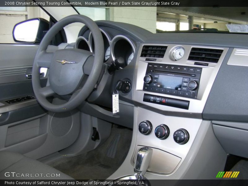 Modern Blue Pearl / Dark Slate Gray/Light Slate Gray 2008 Chrysler Sebring Touring Convertible