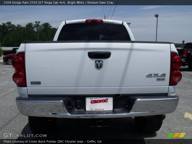 Bright White / Medium Slate Gray 2008 Dodge Ram 2500 SXT Mega Cab 4x4