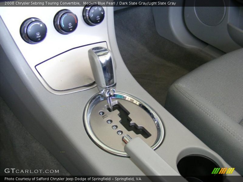 Modern Blue Pearl / Dark Slate Gray/Light Slate Gray 2008 Chrysler Sebring Touring Convertible