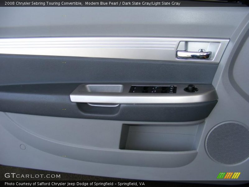 Modern Blue Pearl / Dark Slate Gray/Light Slate Gray 2008 Chrysler Sebring Touring Convertible