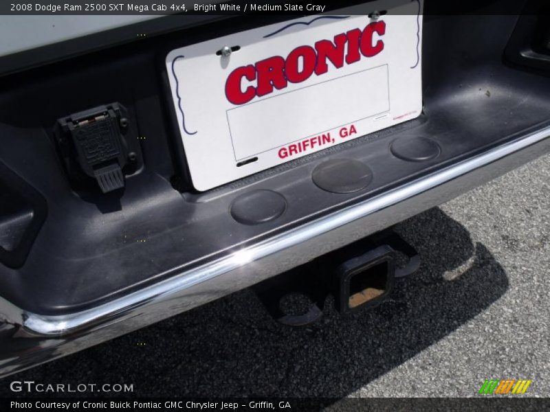 Bright White / Medium Slate Gray 2008 Dodge Ram 2500 SXT Mega Cab 4x4