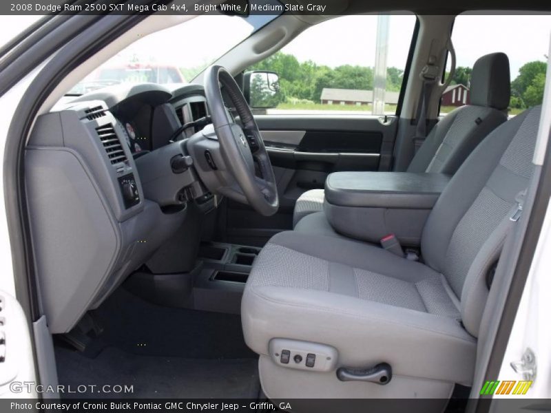 Bright White / Medium Slate Gray 2008 Dodge Ram 2500 SXT Mega Cab 4x4