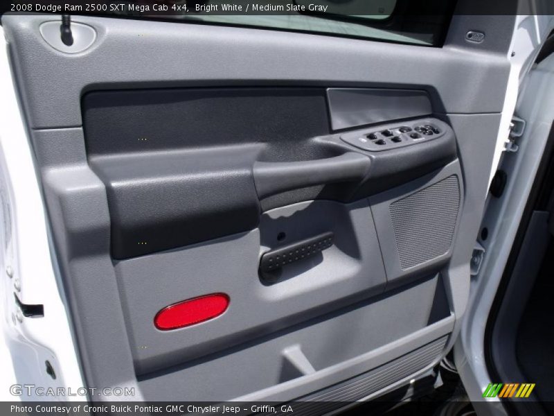 Bright White / Medium Slate Gray 2008 Dodge Ram 2500 SXT Mega Cab 4x4