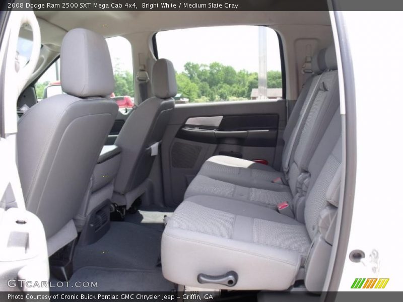 Bright White / Medium Slate Gray 2008 Dodge Ram 2500 SXT Mega Cab 4x4