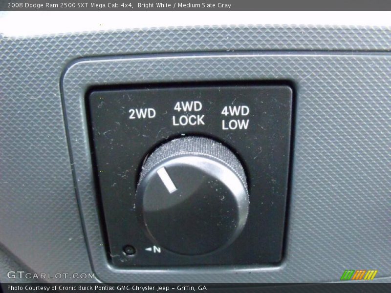 Bright White / Medium Slate Gray 2008 Dodge Ram 2500 SXT Mega Cab 4x4
