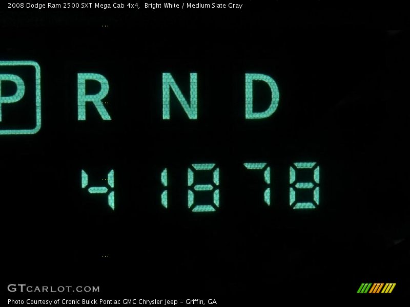 Bright White / Medium Slate Gray 2008 Dodge Ram 2500 SXT Mega Cab 4x4