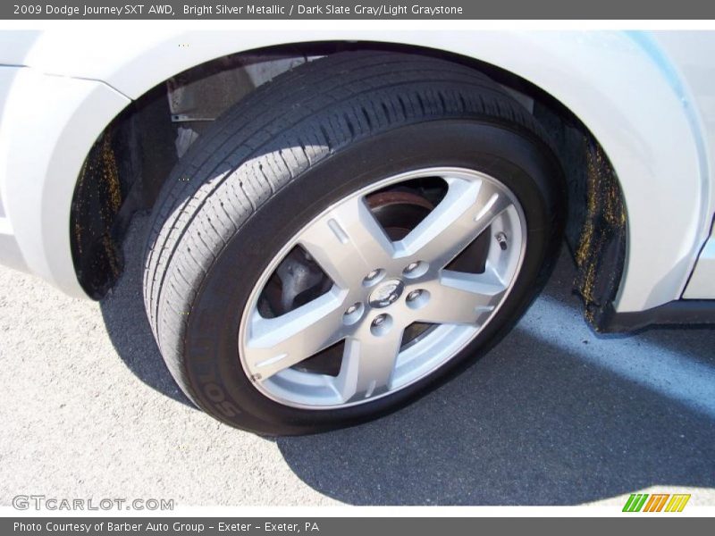 Bright Silver Metallic / Dark Slate Gray/Light Graystone 2009 Dodge Journey SXT AWD