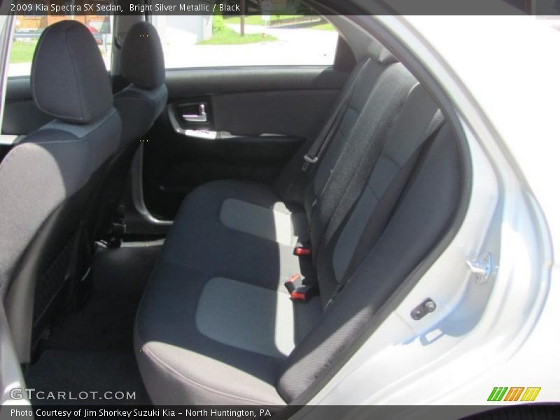 Bright Silver Metallic / Black 2009 Kia Spectra SX Sedan