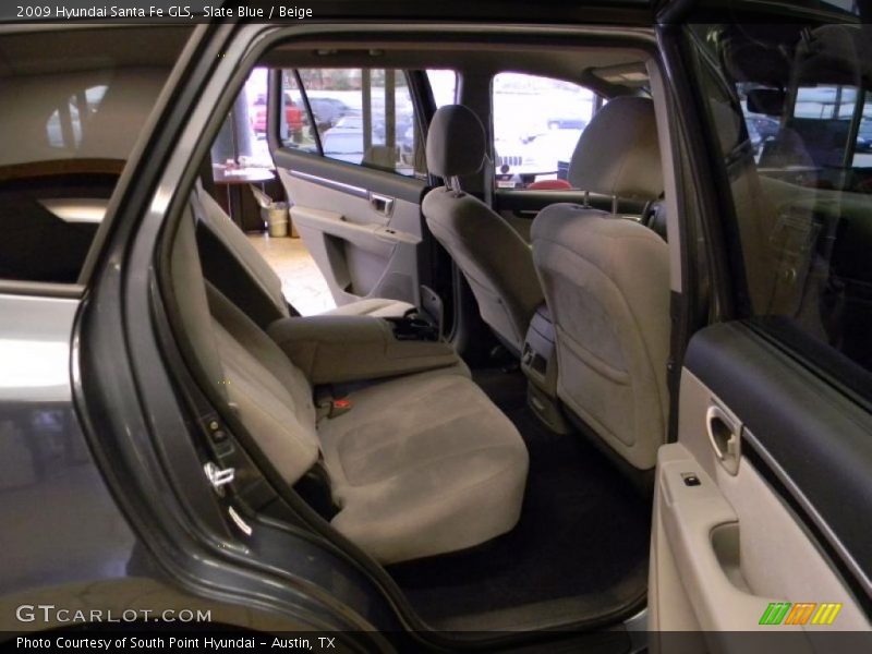 Slate Blue / Beige 2009 Hyundai Santa Fe GLS