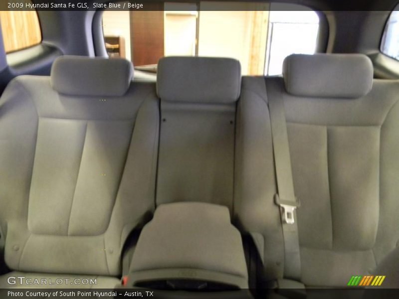 Slate Blue / Beige 2009 Hyundai Santa Fe GLS