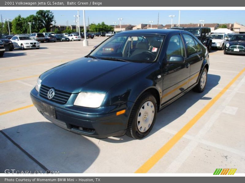 Baltic Green / Beige 2001 Volkswagen Jetta GL Sedan