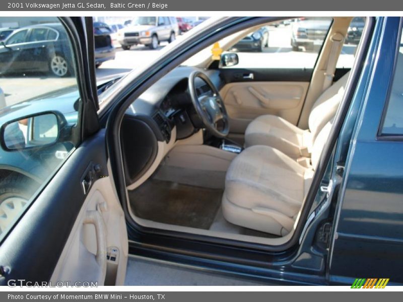 Baltic Green / Beige 2001 Volkswagen Jetta GL Sedan